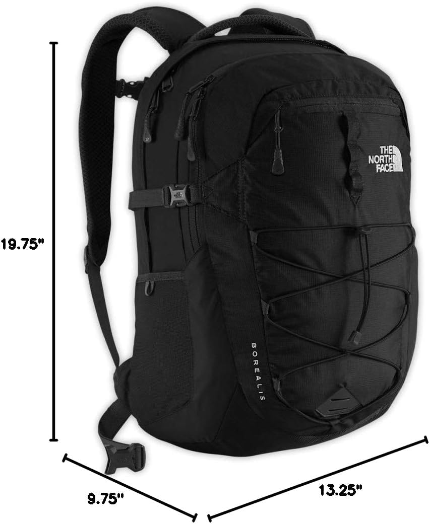The North Face Borealis Laptop Backpack - Bookbag for Work, School, or Travel, TNF Black, One Size